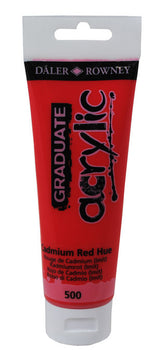 PINTURA ACRILICA GRADUATE 120ML CADMIUM ROJO HUE | 3 UNIDADES | (DALER ROWNEY)